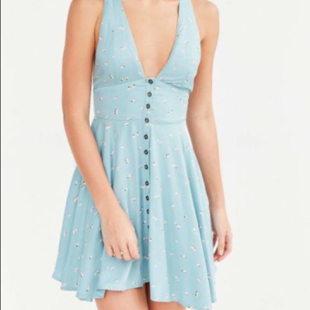 Urban Outfitters Cooperative Low-Cut Dress